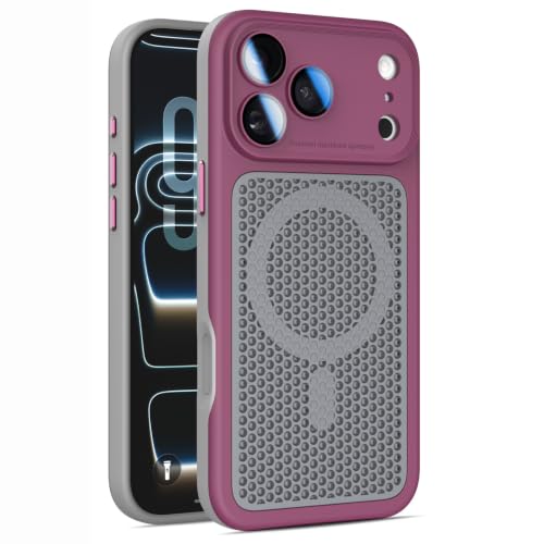 Coque dissipatrice iPhone 17 Pro Max résout la surchauffe protection caméra violette - 2