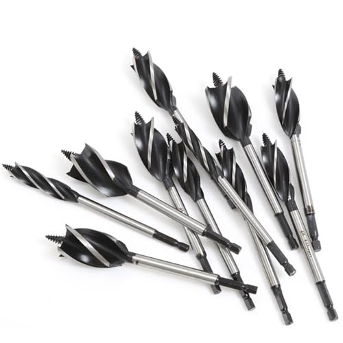 FRFAMJSDF 12-32mm Hexagonal Shank by Drill 1pc Steel Woodworking Center Drill Bit Perforator Tools for Furniture 1Pcs(16mm)