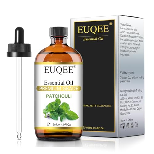 Olio Essenziale Patchouli Ideale Per Aromaterapia- Per Diffusore E Umidificatore Casa- Profumo Ambiente Con Il Contagocce. (Olio di Patchouli 8ml