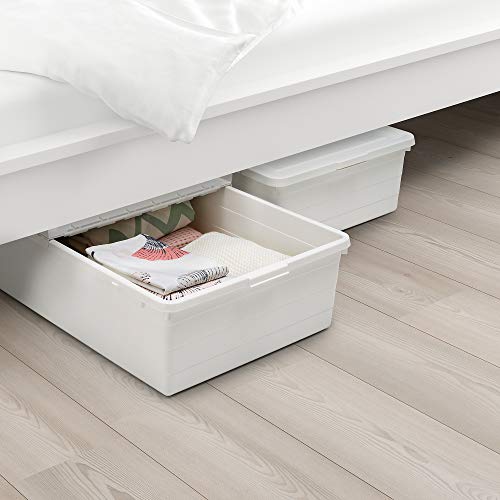 Boîte de rangement avec couvercle SOCKERBIT 50x77x19 cm plastique - 4