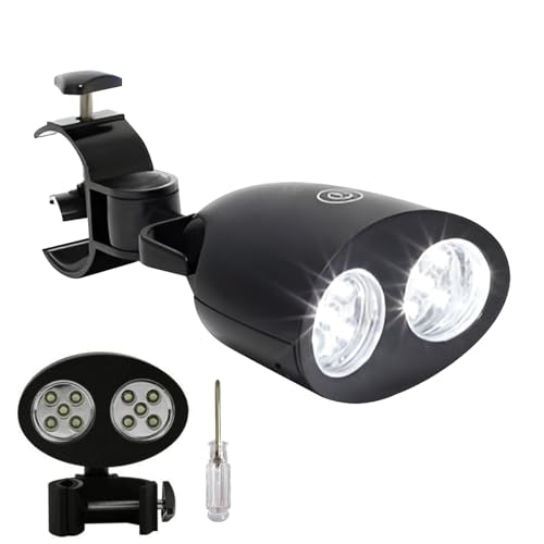Lampe pince pour barbecue orientable et éclairage LED puissant pour grill