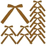 Exquisitas decoraciones: añade un toque de estilo festivo a tu decoración con estos magníficos lazos rojos de Navidad. Con un tamaño de 7 pulgadas, son perfectas para decorar fácilmente y embellecer tu habitación con un estilo delicado. Ideal para añadir encanto a otras actividades navideñas