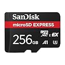 SanDisk Scheda microSD Express da 256 GB, Funziona con Nintendo Switch 2 (Velocità di lettura / Scrittura fino a 880 MB/s e 650 MB/s, velocità di scrittura sostenuta di 210 MB/s, classi U3, C10)