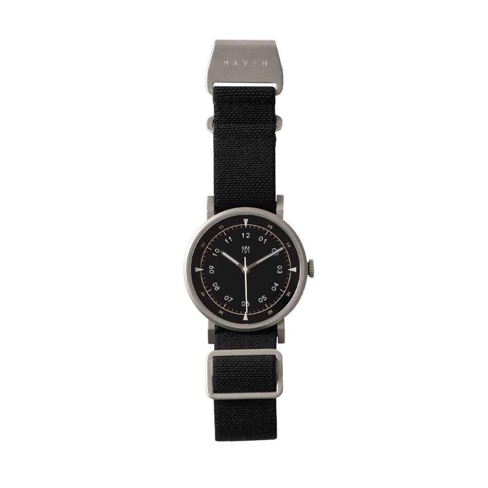 Maven 40mm Unisexs Swiss Movement with Parachute Strap and Sapphire Crystal Glass Watches