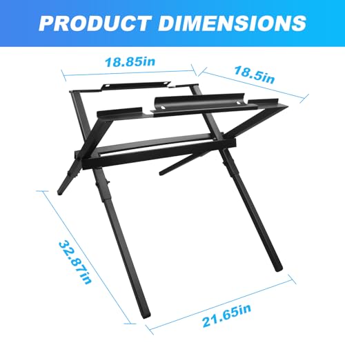 10 Inch Table Saw Stand Fits For DEWALT Table Saw Job Site Compact DW7451 DW7480 DCS7485 DW745