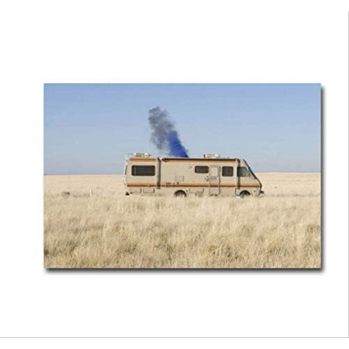 JCYMC Cuadro De Lienzo Breaking Bad Cartel De La Serie De Televisión Para La Decoración Del Hogar De La Habitación Mz2N 40X60Cm Sin Marco