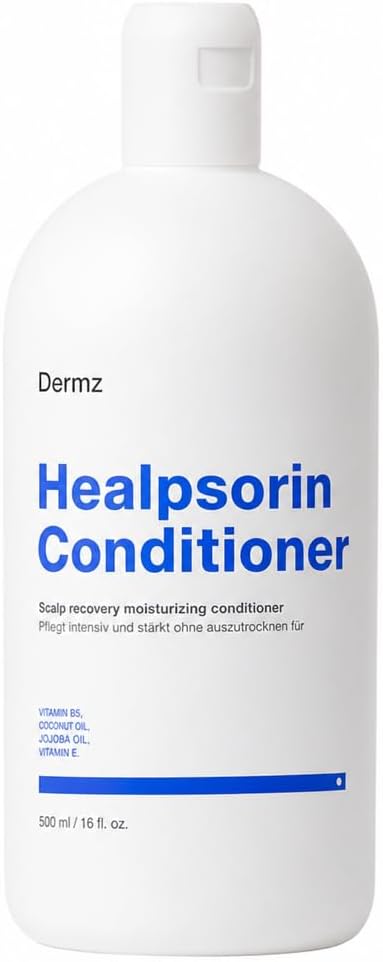 Healpsorin Psoriasis Scalp Treatment Conditioner - Helps Relieve Dandruff, Seborrheic Dermatitis & Psoriasis Symptoms for Shiny, Flake-Free Hair. 500ml
