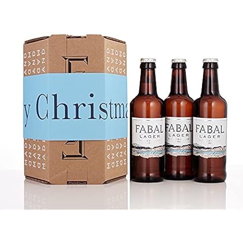 Fabal Lager - Christmas - Craft Beer - Beer Gift Set - 3 x 330ml Bottle Gift Pack Cover