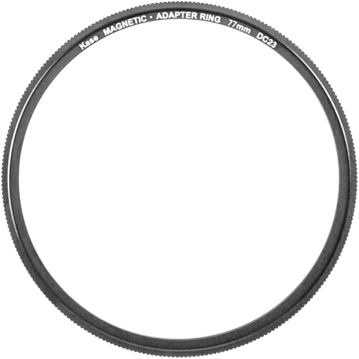 Kase Magnetic Adapter Set - 77mm Filter Magnetic Adapter and 77mm Lens Magnetic Adapter(Have Thread),Compatible with Revolution/Skyeye Magnetic Filters and Traditional Threaded Circular Filter