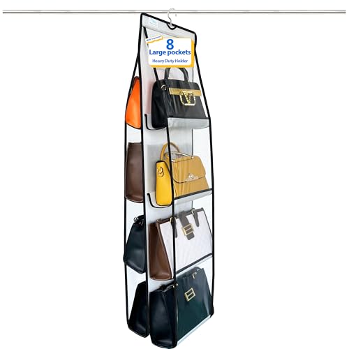 zebricolo purse organizer, NEW improved Larger, purse organizer for closet,Heavy
