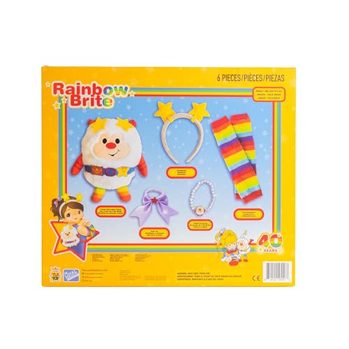 Set de Disfraz Rainbow Brite 6 Piezas con Mochila Peluche Ajustable miniatura 6