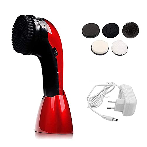 - Machine à brosser les chaussures automatique - Brosse à chaussures à main, polisseuse à chaussures de charge portable / Deux polisseuses à chaussures électriques en option (rouge 1 #) (rouge 1 #)