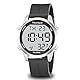 Hearkent Herren Sprechende Uhr Deutsch Ankündigung,Senioren Armbanduhr Sehbehinderte Uhren Blindenuhr,Große Digitale Funkuhr,Durchdachte Geschenke (Silikon schwarz)