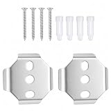 Bruislard 2 Pcs Towel Bar Replacement Parts Bathroom Hardware Bracket
