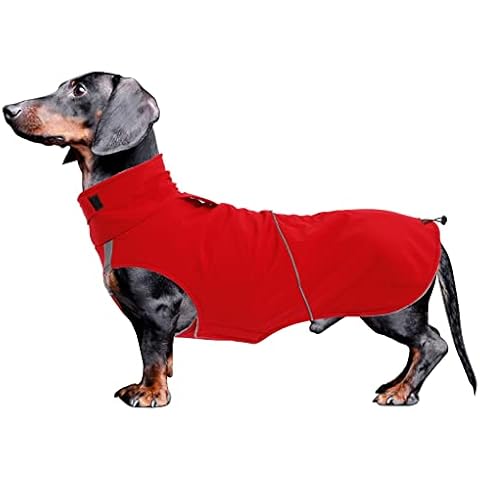 Morezi Dachshund Winter Coat with Fleece Cover