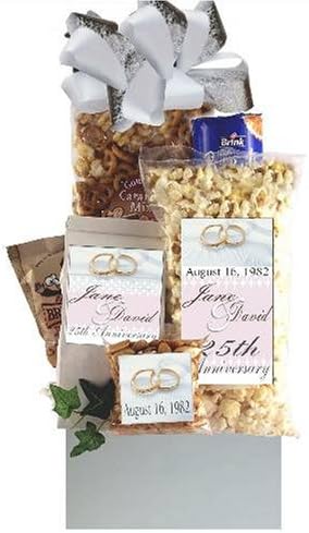 25th Wedding Anniversary Gift Basket