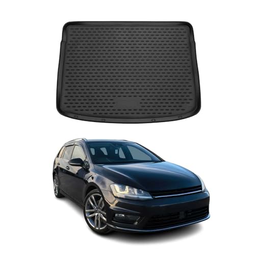 Tapis de coffre pour Volkswagen Golf mk7 Variant 2013-2020 en caoutchouc sur mesure OMAC