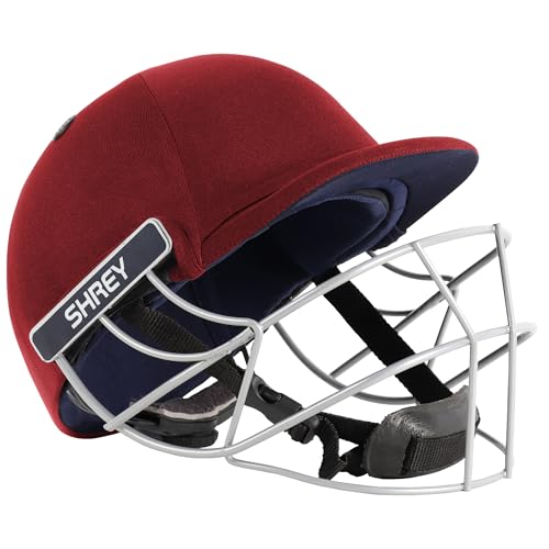 Image of Shrey Classic Steel Batting Fixed Visor Cricket Helmet for Men's