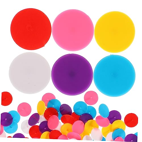 Marqueurs de golf ronds Toddmomy pour parcours en extérieur | 100 pièces plastique résistant