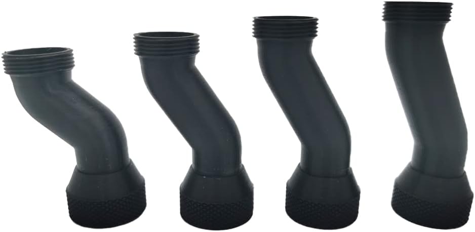 Compatible with Thrust-mas-TER Hotas Warthog F/A-18C Cougar 360 Degree Rotation Extension Bar Curved Straight Joystick Change DIY Game Parts (Color : Bent 110mm)