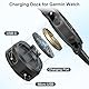 Vancle USB C Ladegerät Adapter für Garmin Watch, Micro USB Ladestation Adapter für Garmin Vivoactive 5 4 3 3S 4S, Venu Sq/Sq 2 / Venu 2 / Venu 2 Plus, Forerunner 55/165 / 255