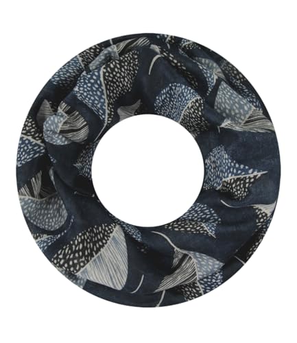 Majea Damen Loop Schal Schlauchschal Halstuch (880023) (navy 12)