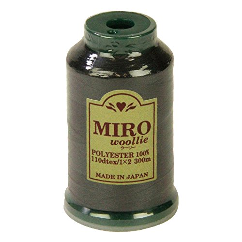 ミロ(MIRO) ウーリー ミシン糸 家庭用 110dtex 300m巻 色番号146 ポリエステル100% 熱や水に強い 日本製
