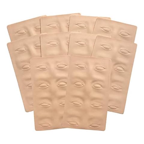 PIXESTT Pack of 10 Practice Skin for Microblading Accessories, False Skin for Microblading Accessories for Beginners and Experienced Artists Cover