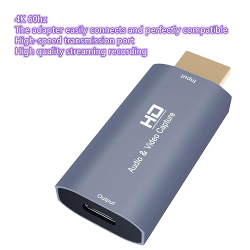 Tarjeta de grabación de vídeo HDTV a USB C Card 4K Content 4K Video Recorder para streaming en directo y dispositivos de juegos grabadora de streaming en directo - imagen 3