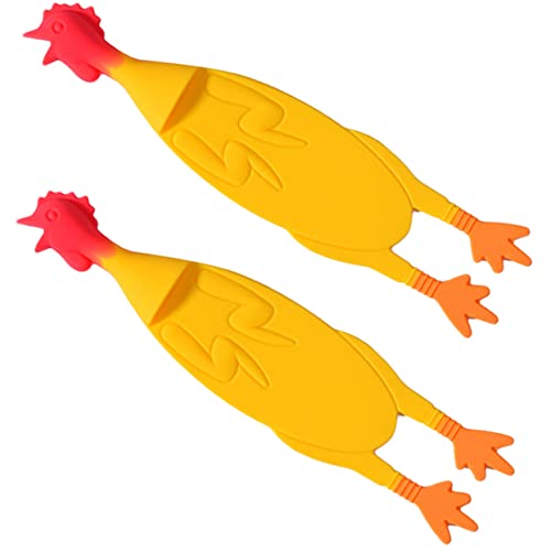 Marque-pages silicone poulet pour ne plus jamais perdre sa page de lecture