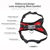 FUNKEEN PET HOUSE No-Pull Padded Adjustable Puppy Dog Training Walking Soft Harness Vest (M, Red) - Image 4