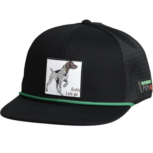 Image of EDTREK Outdoorsman Pro Trucker Breathable Mesh Performance Cap - Flat Brim Snapback Hat