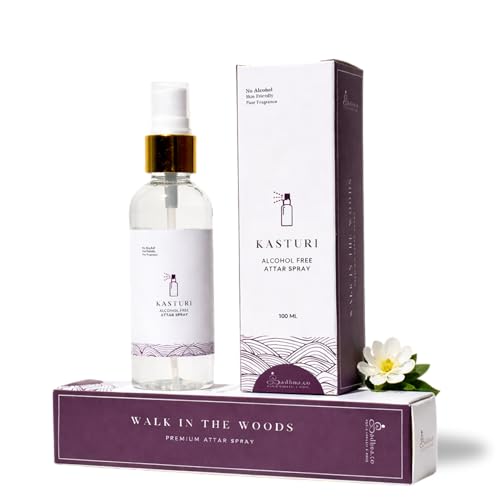 Image of Alcohol-Free Kasturi Attar Spray - Natural Long-Lasting Fragrance for All-Day Freshness & Musky Aroma