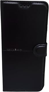 حافظة حماية كاملة من الجلد الصناعي من سي اف اس لهاتف هونر X5C / X5C بلس - اسود