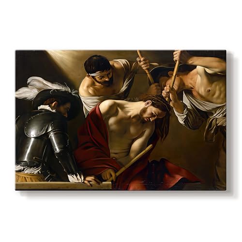 Caravaggio | Crowning with Thorns Depiction | Abstract Wall Art | LT627