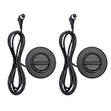 2 Set 2 Button 5 Pin Round Hand Control Switch Handset Replacement for Power Recliner Lift Chairs Electric Sofa