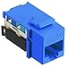 Bryant Electric NSJ5EB, Data, Cat-5e Jack, Blue