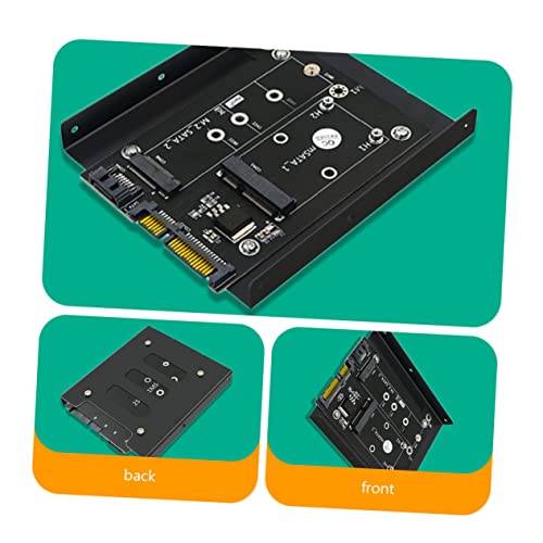 Adaptador mSATA a caja 3.5 pulg con puerto dual para accesorios PC miniatura 2