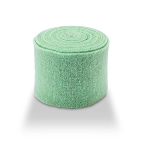 Feutre de laine de qualité supérieure extensible menthe 15 cm de large