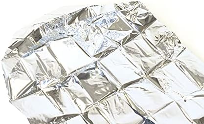 PrimaCare CS-6835 Sterile Foil Baby Bunting Blanket for Newborns and Infant, Disposable Emergency Heat Saving, 30" x 17" - 2