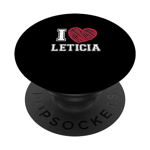 I Love Leticia Nombre Amo Leticia PopSockets PopGrip Intercambiable