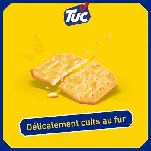 Biscuits Apéritifs Crackers Goût Crème Oignon Tuc Lu Le Sachet De 100 G - vue 3