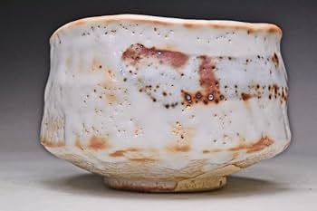 茶道具 加藤景秋作 志野茶碗 共箱 V 9028 茶道具 加藤景秋作