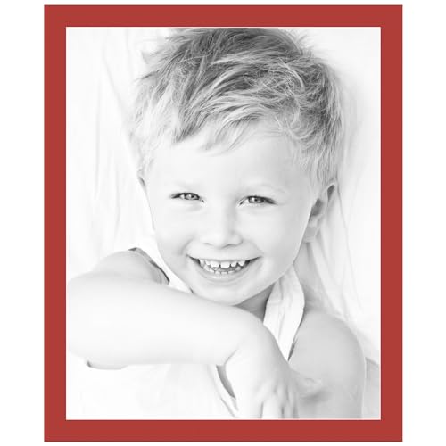 24x30 Deep Red/Deep Red Custom Mat for Picture Frame with 20x26 Opening Size (Mat Only, Frame NOT Included) - 9 Pack