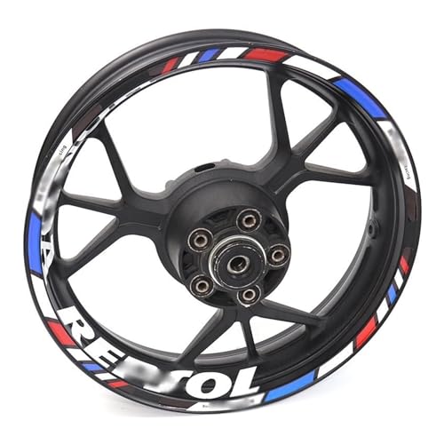 Autocollants roue moto CB600 CBR600 kit stickers jante