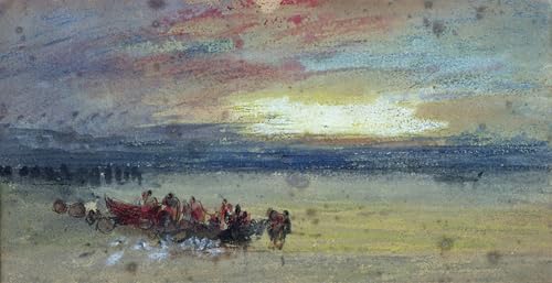 Tableau Shore Scene Sunset par Turner impression sur toile 60x90cm pour chambre