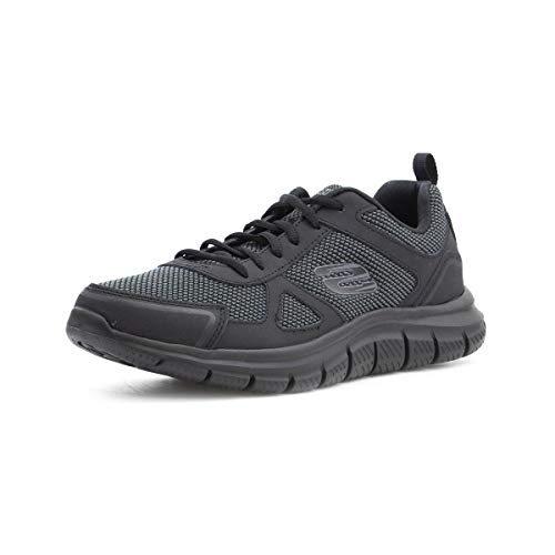 skechers-track-bucolo--zapatillas-de-running-hombre--black-leather-mesh-trim--45-eu