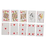 FIXOSHEE Braille Spielkarten mit Erhabener Blindenschrift Große Druckkarten für Sehbehinderte und Erwachsene Fühlbare Pokerkarten zur Braille Lernhilfe und Barrierefreien Spielunterhaltung