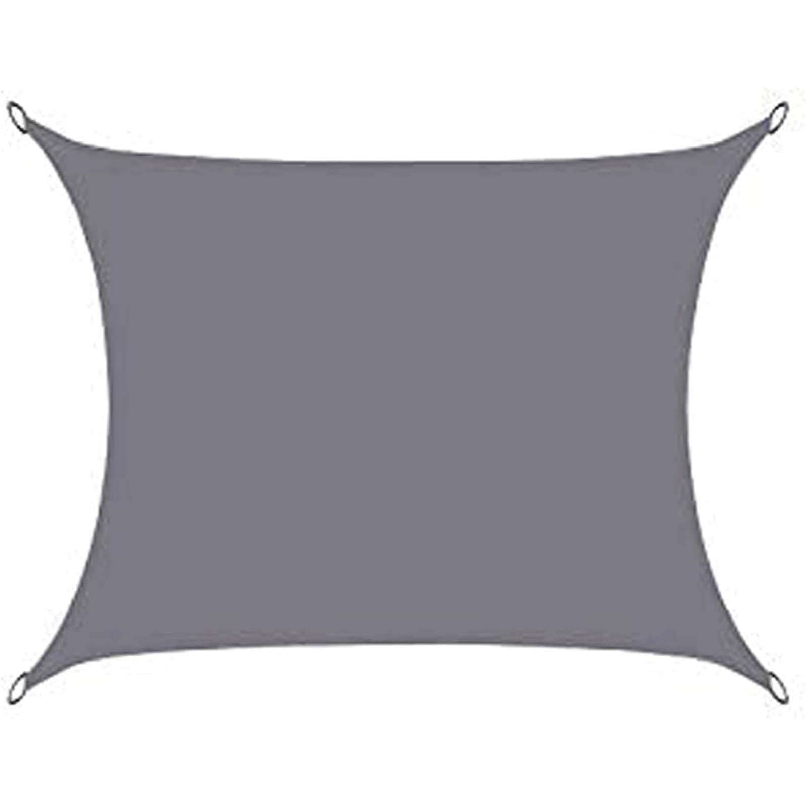 GJZQDKX HDPE Rectangle Shade Sail - Breathable & Water-Resistant - 95% UV Protection for Patio, Garden, Balcony - Sun Shade Canopy with Installation Ropes