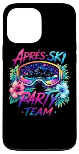 Team Apres Ski �A�t�^�[�X�L�[ �V���c ? �X�L�[ �~ �R �p�[�e�B�[ �f�U�C�� �X�}�z�P�[�X iPhone 13 Pro Max �p